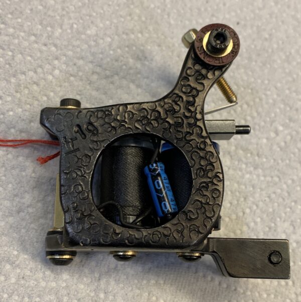 Black n Blue Dialer Tattoo Machine Shader & Packing Color